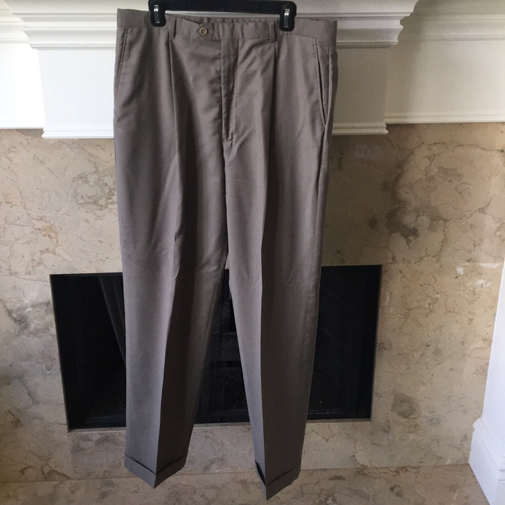 Men’s Armani Light Gray Dress Pants- 38
